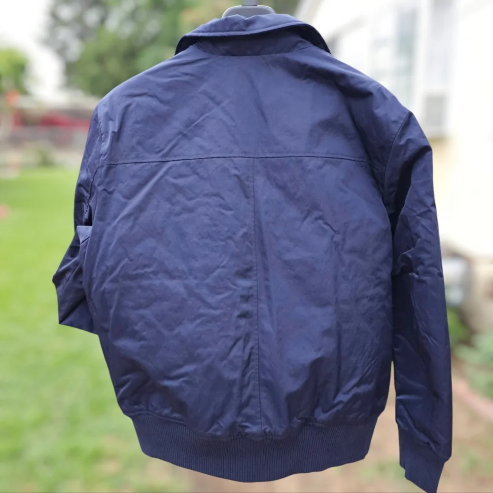 Banana Republic NWT Jules Flight Bomber Zip Up Jacket Coat Blue